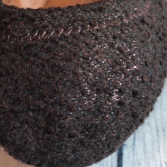 Lucky Brand Brown Textured Shimmery Emmie Flats size 7.5 EUC - Picture 3 of 8